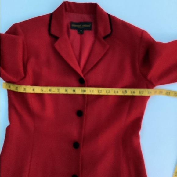 Donna Ricco Red  women’s Coat / Blazer Size 4 - Picture 6 of 12